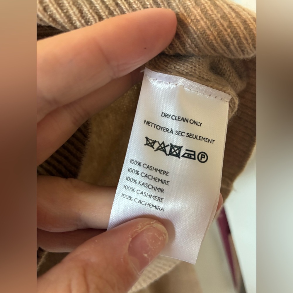 Anthropologie Cashmere Camel Sweater - Picture 5 of 6